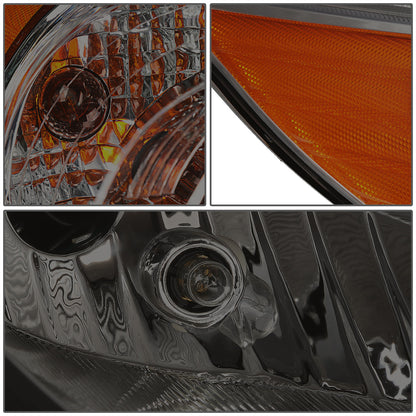 FAROS 11-14 HYUNDAI SONATA 4-DOOR - PROJECTOR - H7 LOW BEAM / HIGH BEAM - SMOKE HOUSING / AMBER CORNER