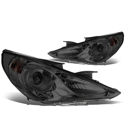 FAROS 11-14 HYUNDAI SONATA 4-DOOR - PROJECTOR - H7 LOW BEAM / HIGH BEAM - SMOKE HOUSING / CLEAR CORNER