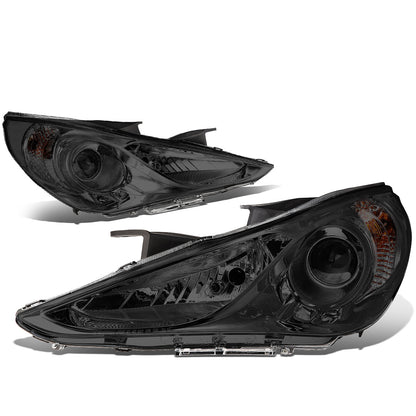 FAROS 11-14 HYUNDAI SONATA 4-DOOR - PROJECTOR - H7 LOW BEAM / HIGH BEAM - SMOKE HOUSING / CLEAR CORNER