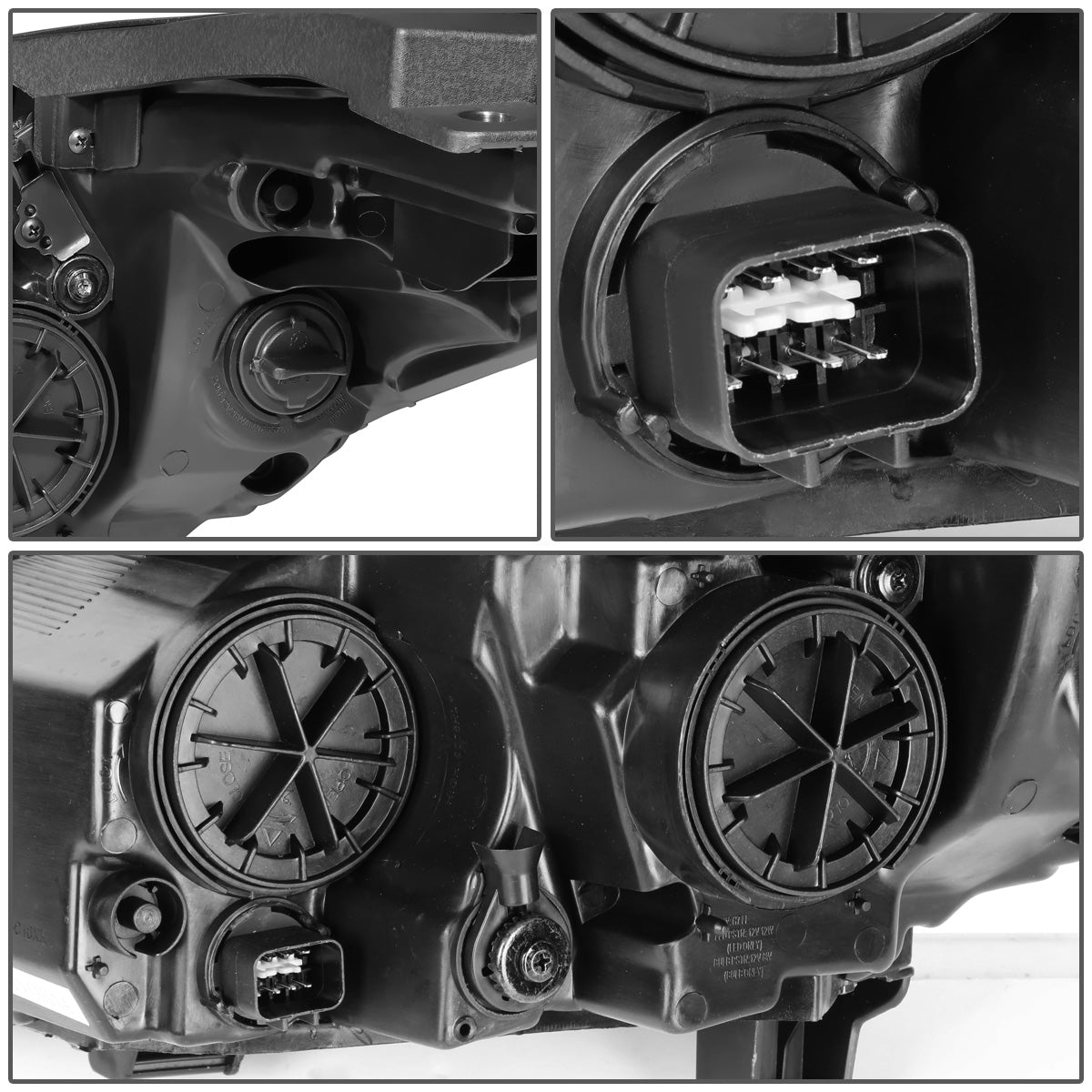 FAROS 15-17 HYUNDAI SONATA - FITS MODELS WITH HALOGEN HEADLIGHTS - PROJECTOR LOW BEAM - 9005 HIGH / H7 LOW BEAM - BLACK HOUSING / AMBER CORNER