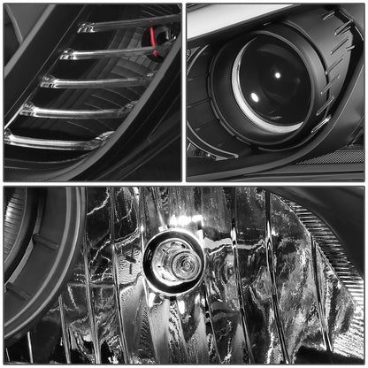 FAROS 15-17 HYUNDAI SONATA - FITS MODELS WITH HALOGEN HEADLIGHTS - PROJECTOR LOW BEAM - 9005 HIGH / H7 LOW BEAM - BLACK HOUSING / CLEAR CORNER