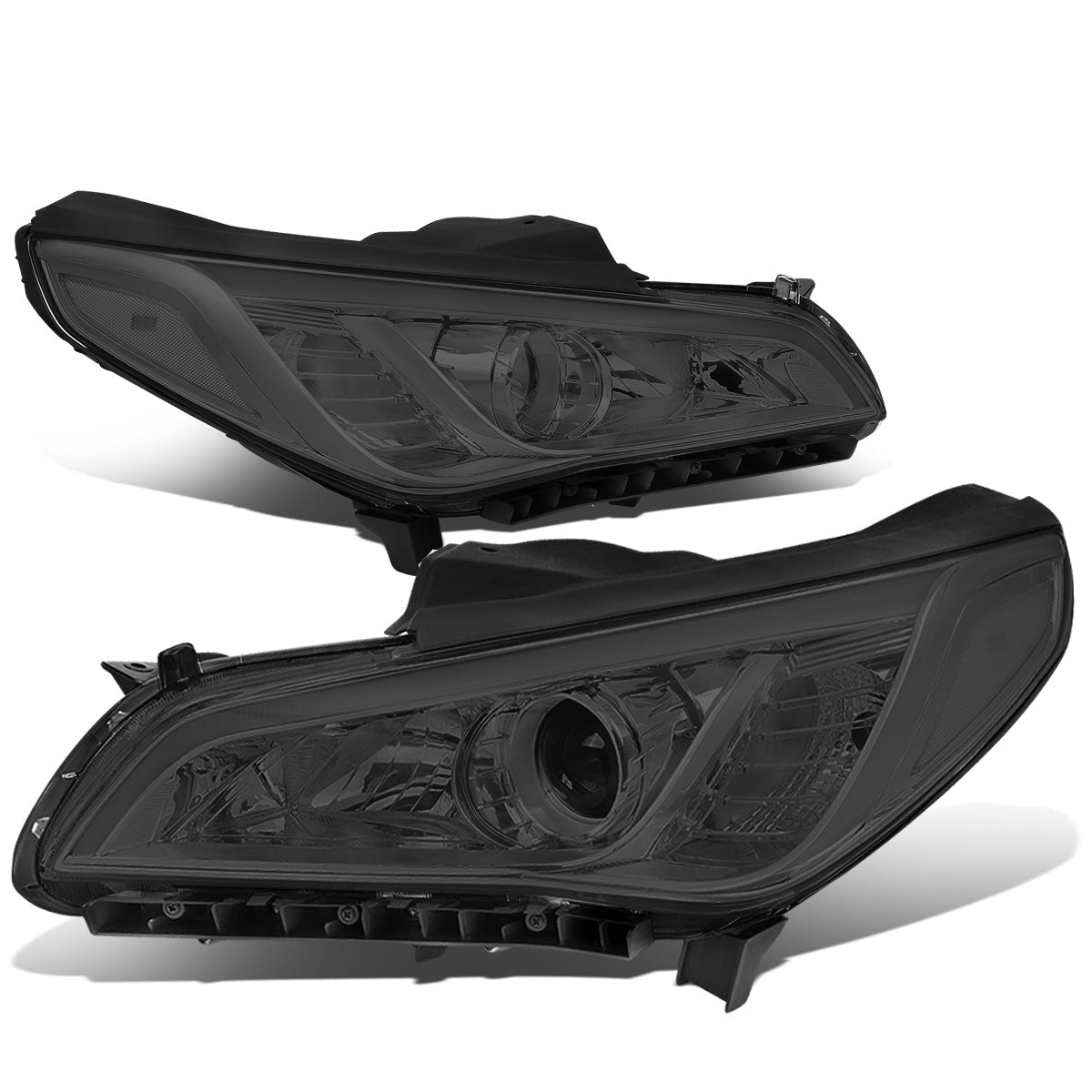 FAROS 15-17 HYUNDAI SONATA - FITS MODELS WITH HALOGEN HEADLIGHTS - PROJECTOR LOW BEAM - 9005 HIGH / H7 LOW BEAM - SMOKE HOUSING / CLEAR CORNER