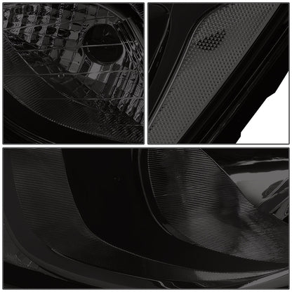 FAROS 12-14 HYUNDAI ACCENT - FITS NON PROJECTOR HEADLIGHT MODELS ONLY - H4 LOW / HIGH BEAM - SMOKE HOUSING / CLEAR CORNER