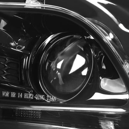 FAROS 14-18 JEEP GRAND CHEROKEE - 9012 HIR LOW BEAM / HIGH BEAM - BLACK HOUSING / CLEAR CORNER