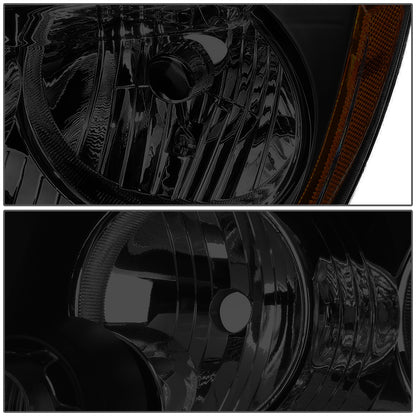 FAROS 11-13 JEEP GRAND CHEROKEE - H11 LOW BEAM / 9005 HIGH BEAM - BLACK HOUSING / AMBER CORNER / SMOKE LENS