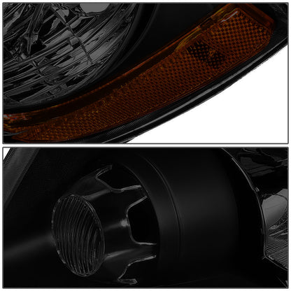 FAROS 11-13 JEEP GRAND CHEROKEE - H11 LOW BEAM / 9005 HIGH BEAM - BLACK HOUSING / AMBER CORNER / SMOKE LENS