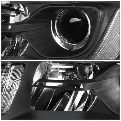 FAROS 14-16 JEEP GRAND CHEROKEE PRE FACELIFT - FITS MODELS WITH HALOGEN HEADLIGHTS ONLY - H1 LOW BEAM / 9005 HIGH BEAM - BLACK HOUSING / CLEAR CORNER