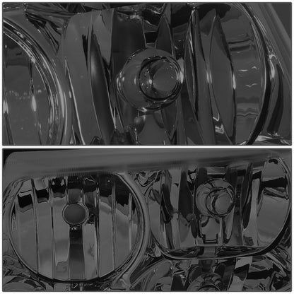 FAROS 99-04 JEEP GRAND CHEROKEE 4-DOOR - 9006 LOW BEAM / 9005 HIGH BEAM - SMOKE HOUSING / CLEAR CORNER