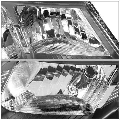 FAROS 10-13 KIA FORTE - H7 LOW BEAM / H1 HIGH BEAM - BLACK HOUSING / AMBER CORNER