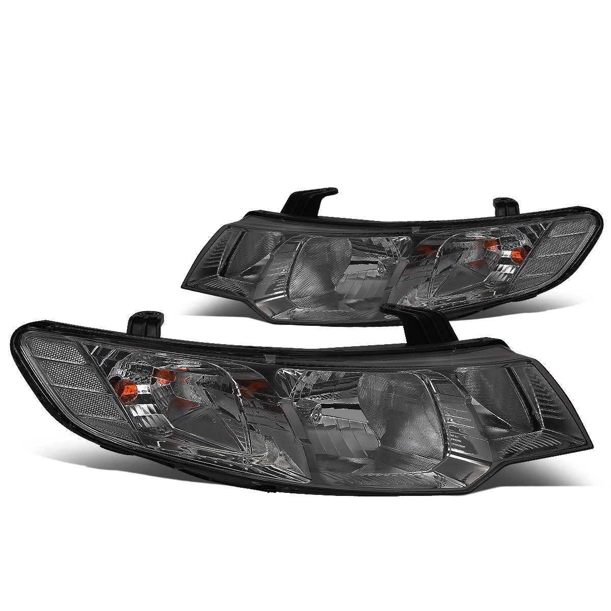 FAROS 10-13 KIA FORTE - H7 LOW BEAM / H1 HIGH BEAM - SMOKE HOUSING / CLEAR CORNER