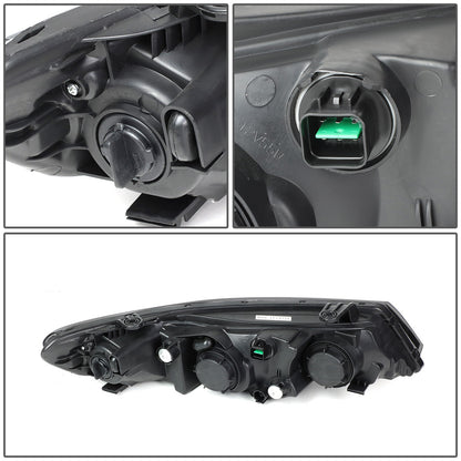 FAROS 10-13 KIA FORTE - H7 LOW BEAM / H1 HIGH BEAM - SMOKE HOUSING / CLEAR CORNER