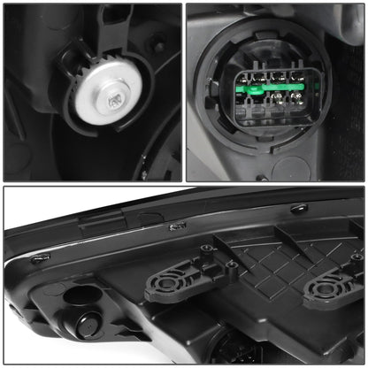 FAROS 14-16 KIA FORTE, FORTE KOUP, FORTE 5 - FITS HALOGEN MODELS W/O LED DRL ONLY - PROJECTOR LOW BEAM - H1 HIGH / H7 LOW / 2357A SIGNAL - SMOKE HOUSING / CLEAR CORNER