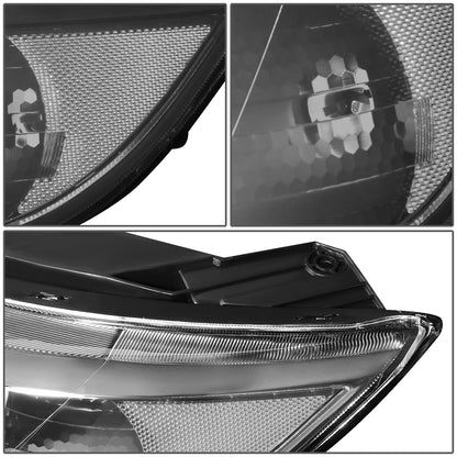 FAROS 11-13 KIA SORENTO - OE STYLE - H11 LOW BEAM / H1 HIGH BEAM / 2357A TURN SIGNAL - BLACK HOUSING / CLEAR CORNER