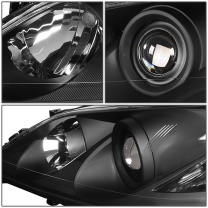 FAROS 07-09 LEXUS ES350 - FITS MODELS W/ FACTORY HALOGEN HEADLIGHTS ONLY - OEM STYLE - H7 LOW BEAM / 9005 HIGH BEAM / 7440A SIGNAL / 168 MARKER - BLACK HOUSING / AMBER CORNER