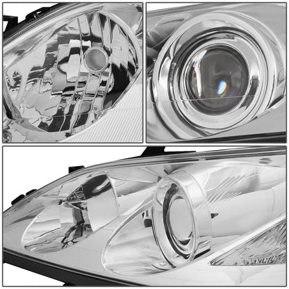 FAROS 07-09 LEXUS ES350 - FITS MODELS W/ FACTORY HALOGEN HEADLIGHTS ONLY - OEM STYLE - H7 LOW BEAM / 9005 HIGH BEAM / 7440A SIGNAL / 168 MARKER - CHROME HOUSING / CLEAR CORNER