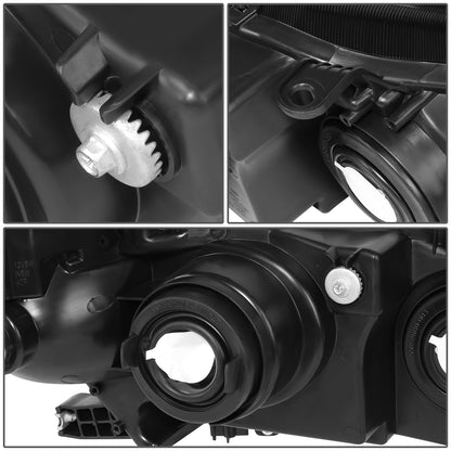 FAROS 07-09 LEXUS ES350 - FITS MODELS W/ FACTORY HALOGEN HEADLIGHTS ONLY - OEM STYLE - H7 LOW BEAM / 9005 HIGH BEAM / 7440A SIGNAL / 168 MARKER - CHROME HOUSING / SMOKED LENS / CLEAR CORNER