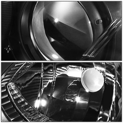 FAROS 04-09 MAZDA 3 SEDAN 4-DOOR - H7 LOW BEAM / 9005 HIGH BEAM - BLACK HOUSING / CLEAR CORNER