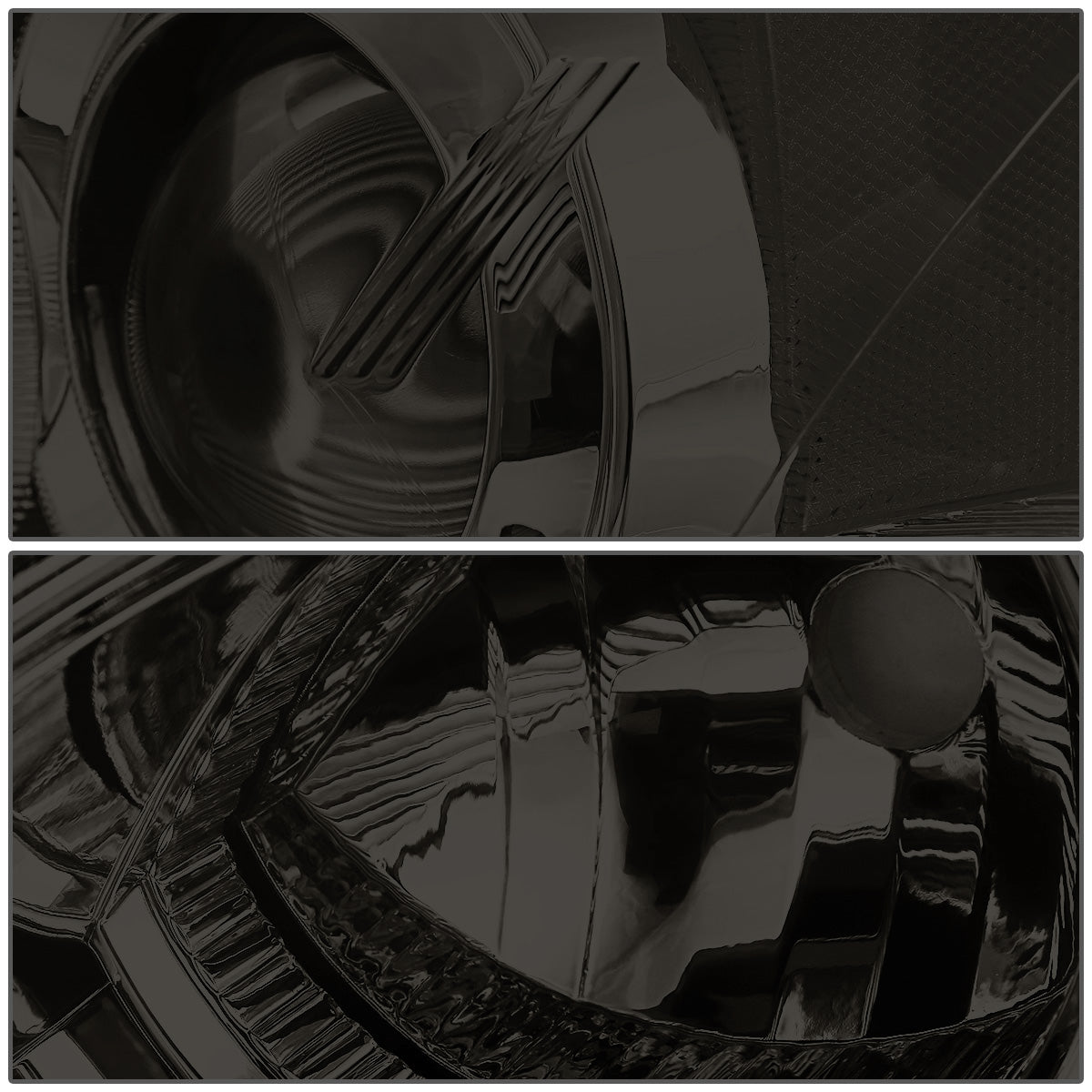 FAROS 04-09 MAZDA 3 SEDAN 4-DOOR - H7 LOW BEAM / 9005 HIGH BEAM - SMOKE HOUSING / CLEAR CORNER