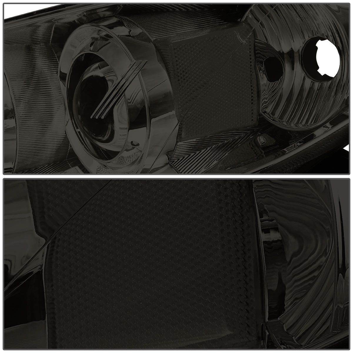 FAROS 04-09 MAZDA 3 SEDAN 4-DOOR - H7 LOW BEAM / 9005 HIGH BEAM - SMOKE HOUSING / CLEAR CORNER