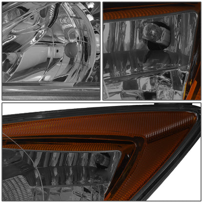 FAROS 10-13 MAZDA 3 4-DOOR - ONLY FITS MODELS WITH HALOGEN HEADLIGHTS - PROJECTOR - H11 LOW BEAM / 9005 HIGH BEAM - SMOKE HOUSING / AMBER CORNER