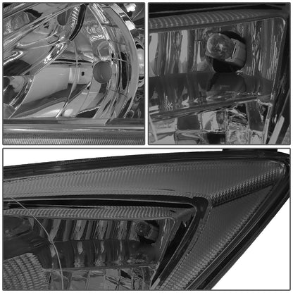 FAROS 10-13 MAZDA 3 4-DOOR - ONLY FITS MODELS WITH HALOGEN HEADLIGHTS - PROJECTOR - H11 LOW BEAM / 9005 HIGH BEAM - SMOKE HOUSING / CLEAR CORNER