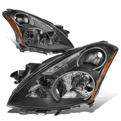 FAROS 10-12 NISSAN ALTIMA SEDAN - FITS MODELS W/ HALOGEN HEADLIGHTS ONLY - H11 LOW / H9 HIGH - BLACK HOUSING / AMBER CORNER