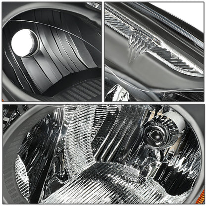 FAROS 10-12 NISSAN ALTIMA SEDAN - FITS MODELS W/ HALOGEN HEADLIGHTS ONLY - H11 LOW / H9 HIGH - BLACK HOUSING / AMBER CORNER
