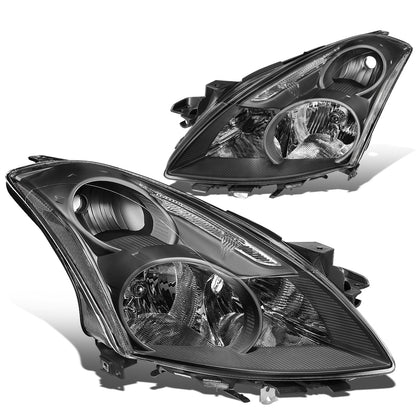 FAROS 10-12 NISSAN ALTIMA SEDAN - FITS MODELS W/ HALOGEN HEADLIGHTS ONLY - H11 LOW / H9 HIGH - BLACK HOUSING / CLEAR CORNER
