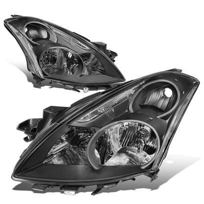 FAROS 10-12 NISSAN ALTIMA SEDAN - FITS MODELS W/ HALOGEN HEADLIGHTS ONLY - H11 LOW / H9 HIGH - BLACK HOUSING / CLEAR CORNER