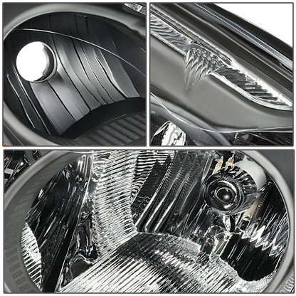 FAROS 10-12 NISSAN ALTIMA SEDAN - FITS MODELS W/ HALOGEN HEADLIGHTS ONLY - H11 LOW / H9 HIGH - BLACK HOUSING / CLEAR CORNER