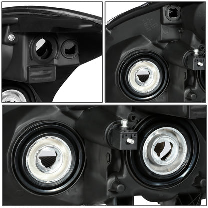 FAROS 10-12 NISSAN ALTIMA SEDAN - FITS MODELS W/ HALOGEN HEADLIGHTS ONLY - H11 LOW / H9 HIGH - BLACK HOUSING / CLEAR CORNER