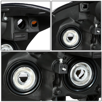 FAROS 10-12 NISSAN ALTIMA SEDAN - FITS MODELS W/ HALOGEN HEADLIGHTS ONLY - H11 LOW / H9 HIGH - SMOKE HOUSING / AMBER CORNER