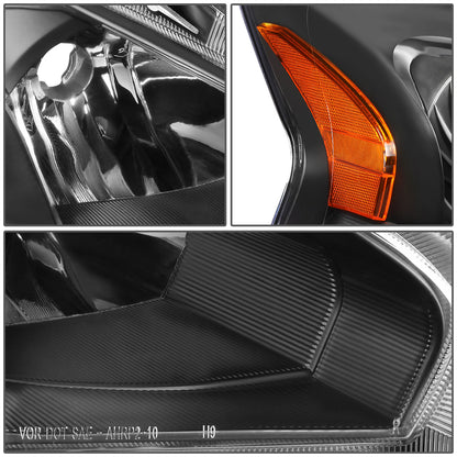 FAROS 13-15 NISSAN ALTIMA - H11 LOW BEAM / H9 HIGH BEAM - BLACK HOUSING / AMBER CORNER