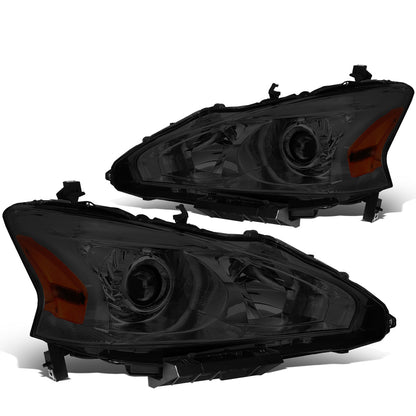FAROS 13-15 NISSAN ALTIMA - H11 LOW BEAM / H9 HIGH BEAM - SMOKE HOUSING / AMBER CORNER