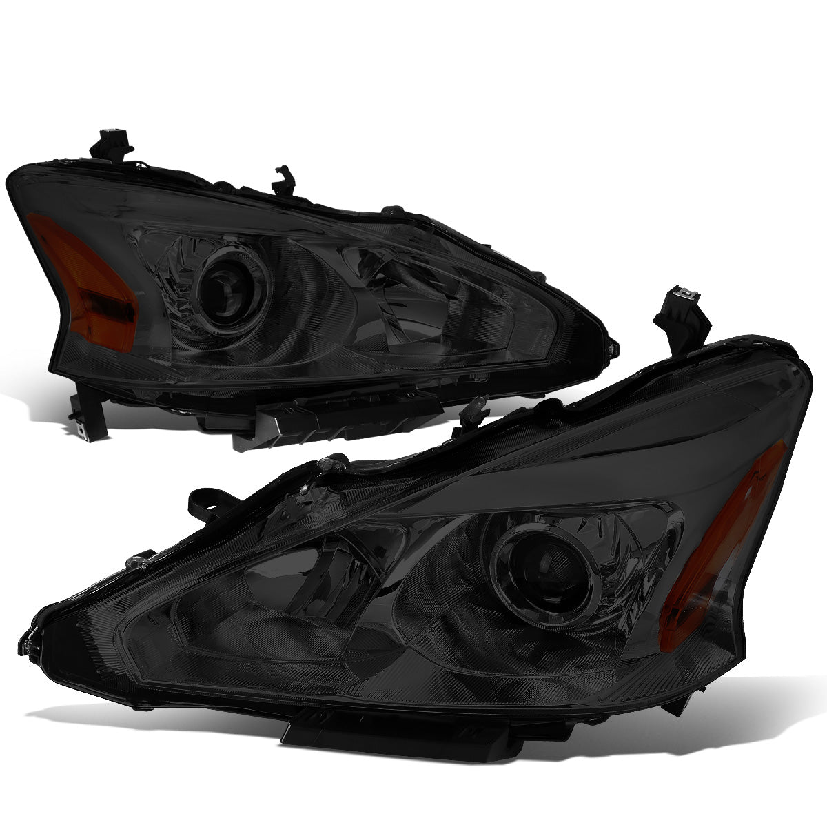 FAROS 13-15 NISSAN ALTIMA - H11 LOW BEAM / H9 HIGH BEAM - SMOKE HOUSING / AMBER CORNER