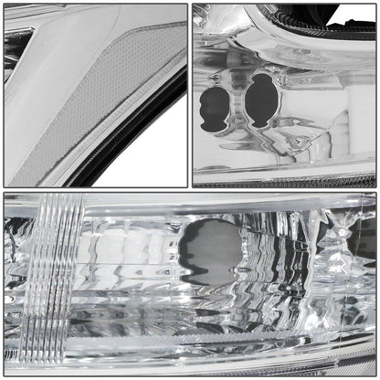 FAROS 09-14 NISSAN MAXIMA W/ HALOGEN HEADLIGHTS - PROJECTOR - 9005 HIGH BEAM / H11 LOW BEAM - CHROME HOUSING / CLEAR CORNER