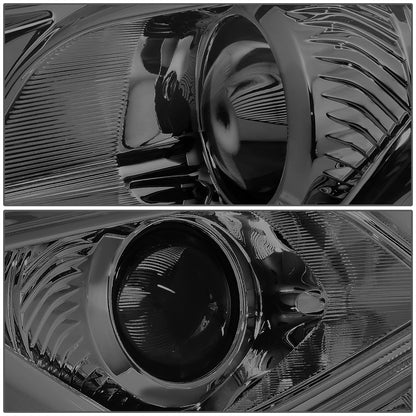 FAROS 09-14 NISSAN MAXIMA W/ HALOGEN HEADLIGHTS - PROJECTOR - 9005 HIGH BEAM / H11 LOW BEAM - SMOKE HOUSING / AMBER CORNER