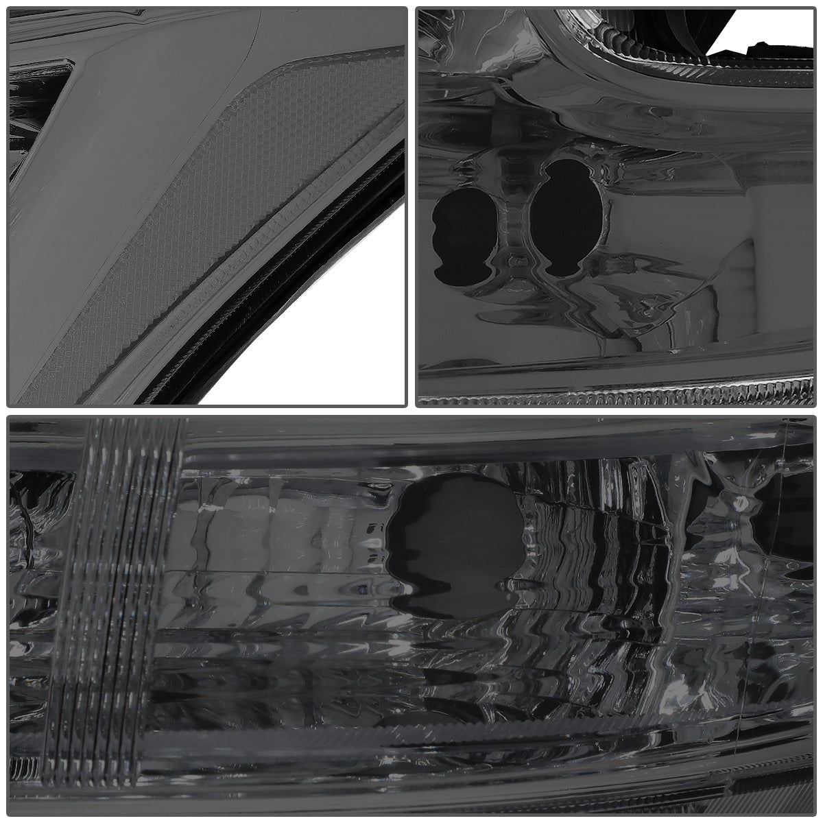 FAROS 09-14 NISSAN MAXIMA W/ HALOGEN HEADLIGHTS - PROJECTOR - 9005 HIGH BEAM / H11 LOW BEAM - SMOKE HOUSING / CLEAR CORNER