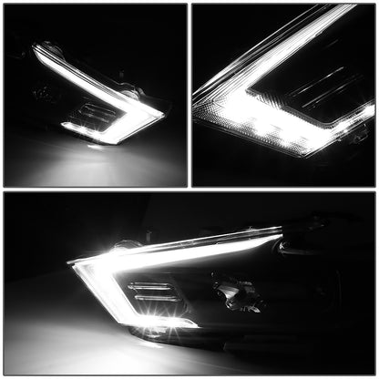 FAROS 16-18 NISSAN MAXIMA - FITS S, SL, SV MODELS W/ HALOGEN HEADLIGHTS ONLY - PROJECTOR LOW BEAM- H9 HIGH / H11 LOW BEAM - BLACK HOUSING / AMBER CORNER