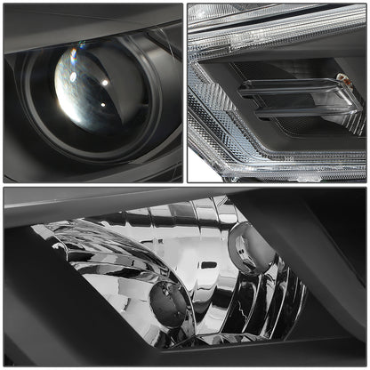 FAROS 16-18 NISSAN MAXIMA - FITS S, SL, SV MODELS W/ HALOGEN HEADLIGHTS ONLY - PROJECTOR LOW BEAM- H9 HIGH / H11 LOW BEAM - BLACK HOUSING / AMBER CORNER