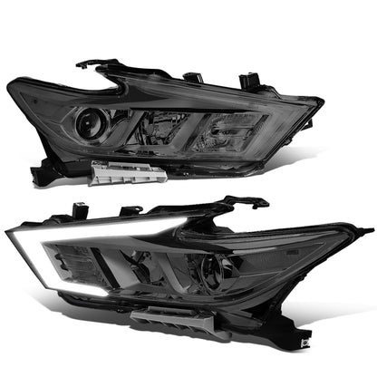 FAROS 16-18 NISSAN MAXIMA - FITS S, SL, SV MODELS W/ HALOGEN HEADLIGHTS ONLY - PROJECTOR LOW BEAM- H9 HIGH / H11 LOW BEAM - SMOKE HOUSING / CLEAR CORNER