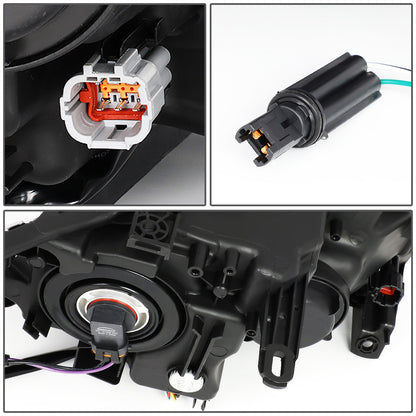 FAROS 14-16 NISSAN ROGUE - ONLY FITS MODELS W/ HALOGEN HEADLIGHTS - H11 LOW BEAM / H9 HIGH BEAM - CHROME HOUSING / AMBER CORNER