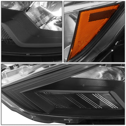FAROS 16-18 NISSAN SENTRA - FITS MODELS W/ FACTORY HALOGEN HEADLIGHTS - OE STYLE - H11 LOW BEAM / H9 HIGH BEAM - BLACK HOUSING / AMBER CORNER