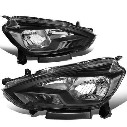 FAROS 16-18 NISSAN SENTRA - FITS MODELS W/ FACTORY HALOGEN HEADLIGHTS - OE STYLE - H11 LOW BEAM / H9 HIGH BEAM - BLACK HOUSING / CLEAR CORNER