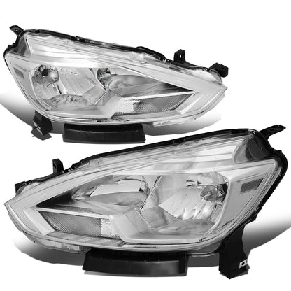 FAROS 16-18 NISSAN SENTRA - FITS MODELS W/ FACTORY HALOGEN HEADLIGHTS - OE STYLE - H11 LOW BEAM / H9 HIGH BEAM - CHROME HOUSING / CLEAR CORNER