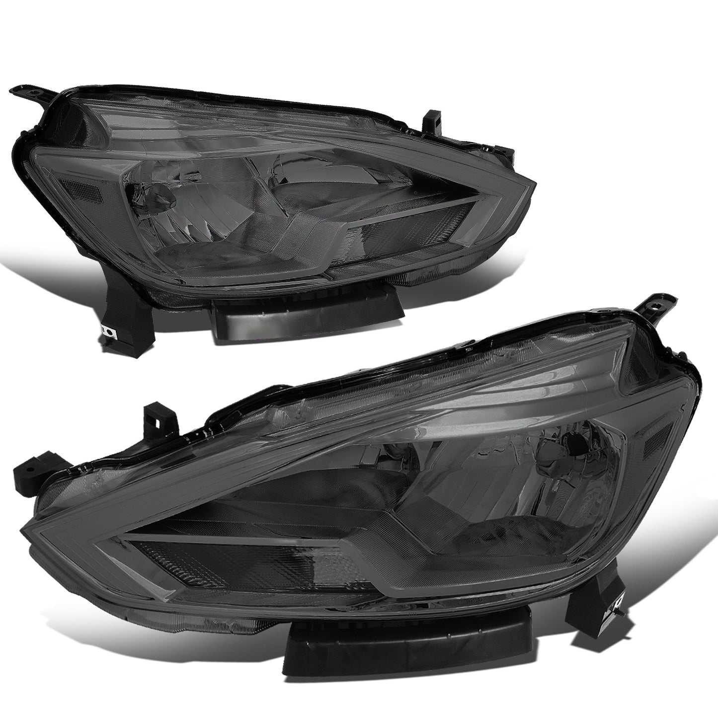 FAROS 16-18 NISSAN SENTRA - FITS MODELS W/ FACTORY HALOGEN HEADLIGHTS - OE STYLE - H11 LOW BEAM / H9 HIGH BEAM - CHROME HOUSING / SMOKED LENS / CLEAR CORNER