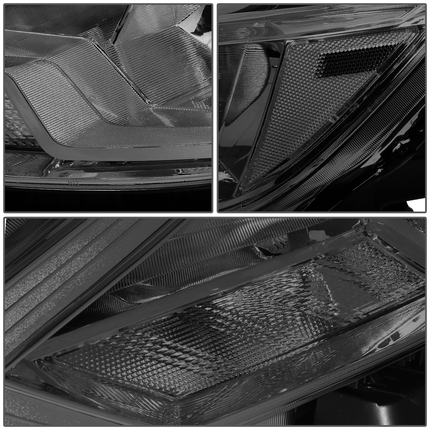 FAROS 16-18 NISSAN SENTRA - FITS MODELS W/ FACTORY HALOGEN HEADLIGHTS - OE STYLE - H11 LOW BEAM / H9 HIGH BEAM - CHROME HOUSING / SMOKED LENS / CLEAR CORNER