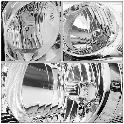 FAROS 06-08 DODGE RAM 1500 / 06-09 DODGE RAM 2500 , 3500 - FITS MODELS W/ HALOGEN HEADLAMPS ONLY - H13 LOW BEAM / HIGH BEAM - CHROME HOUSING / AMBER CORNER