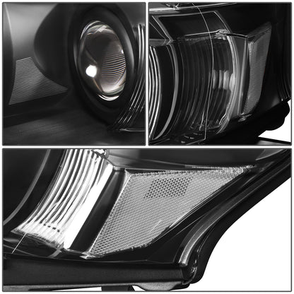 FAROS 10-12 LEXUS RX350 - FITS MODELS W/ HALOGEN HEADLIGHTS ONLY - PROJECTOR - H11 LOW BEAM / 9005 HIGH BEAM/ 168 SIDE MARKER / 7440A SIGNAL - BLACK HOUSING / CLEAR CORNER