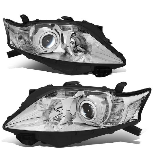 FAROS 10-12 LEXUS RX350 - FITS MODELS W/ HALOGEN HEADLIGHTS ONLY - PROJECTOR - H11 LOW BEAM / 9005 HIGH BEAM/ 168 SIDE MARKER / 7440A SIGNAL - CHROME HOUSING / AMBER CORNER